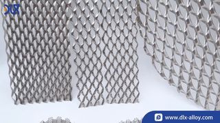 Malha expandida hexagonal de níquel puro de alta pureza 99,9%, ácido e níquel resistente a altas temperaturas me expandiu