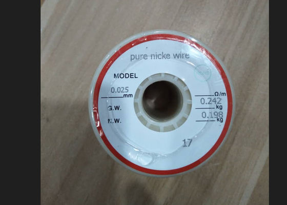 Bom preço Fio de Níquel 200 de 0,025 mm com 99,2% de Teor de Níquel para Aplicações Industriais on-line