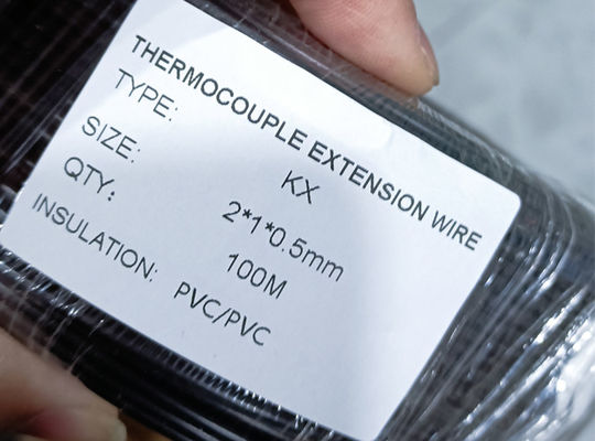 Bom preço Tipo K Cabo de extensão de isolamento em PVC vermelho-preto on-line