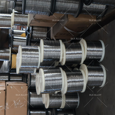 Bom preço Fios de resistência ao aquecimento Ni60Cr15 Nichrome com temperatura de trabalho de 1150°C, resistência à tração de 637MPA e alongamento ≥ 20% on-line