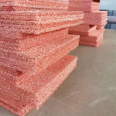 Bom preço Espuma de cobre PPI porosidade de espuma de metal de cu para aplicações catalíticas térmicas on-line